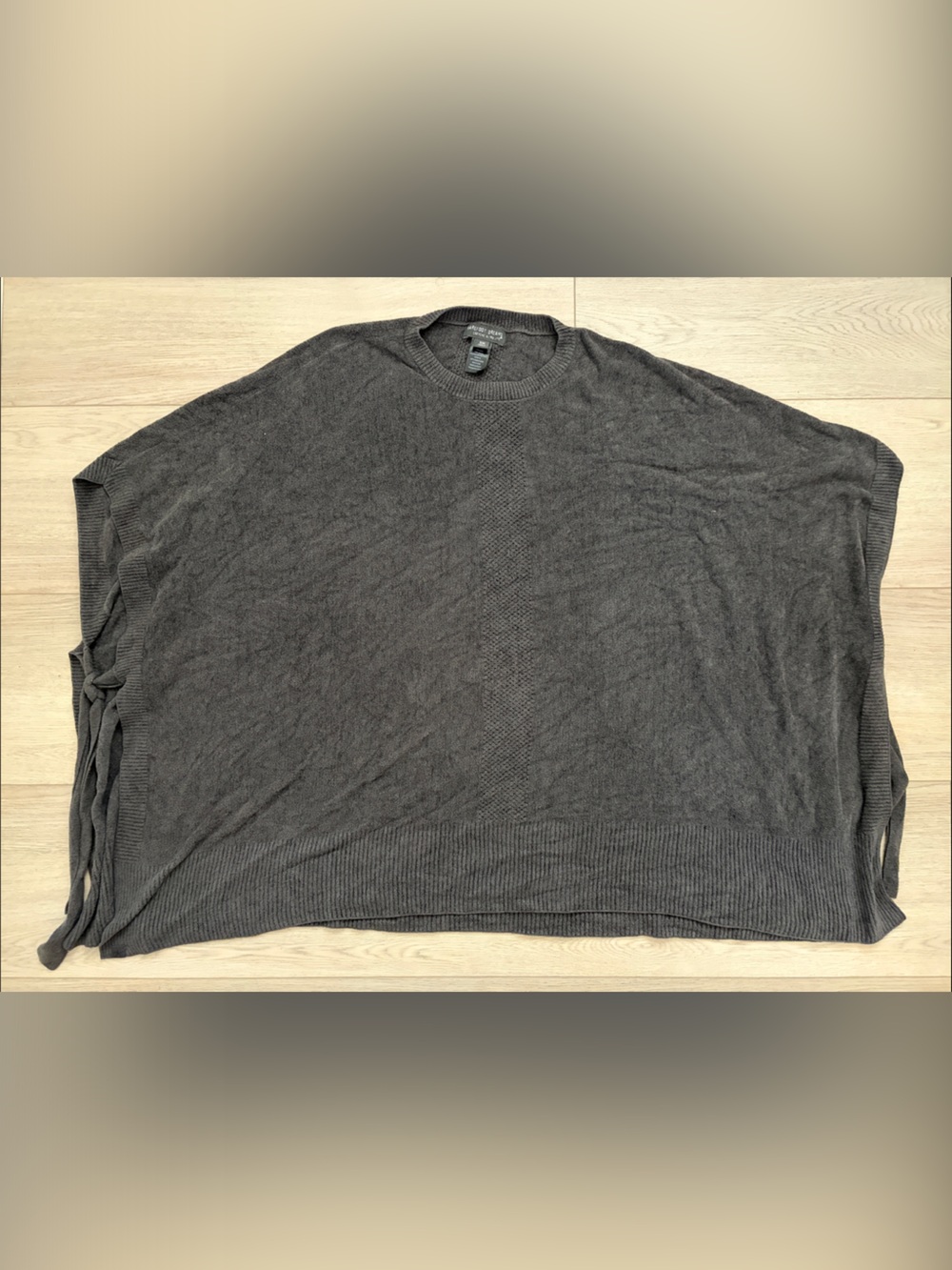 Barefoot Dreams Women's Charcoal Gray Knit Pullover